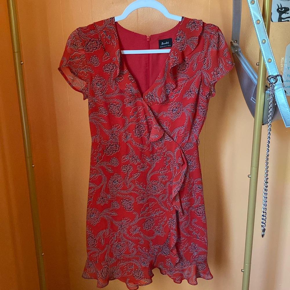 Bardot wrap dress